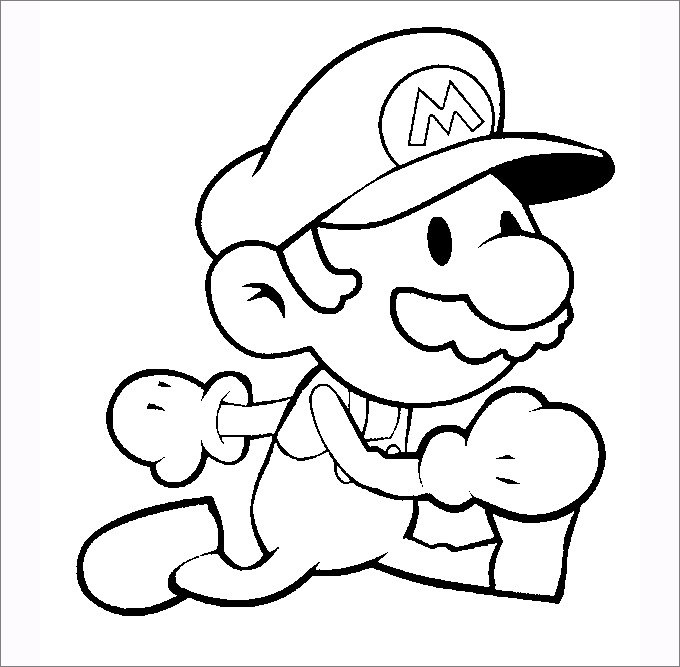 Mario Coloring Pages - Free Coloring Pages