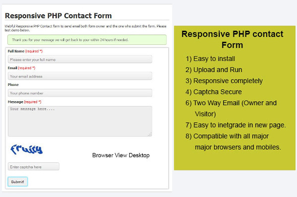 28+ Best PHP Contact Form Templates