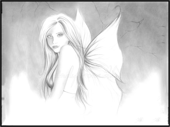 beautiful pencil sketches of angels