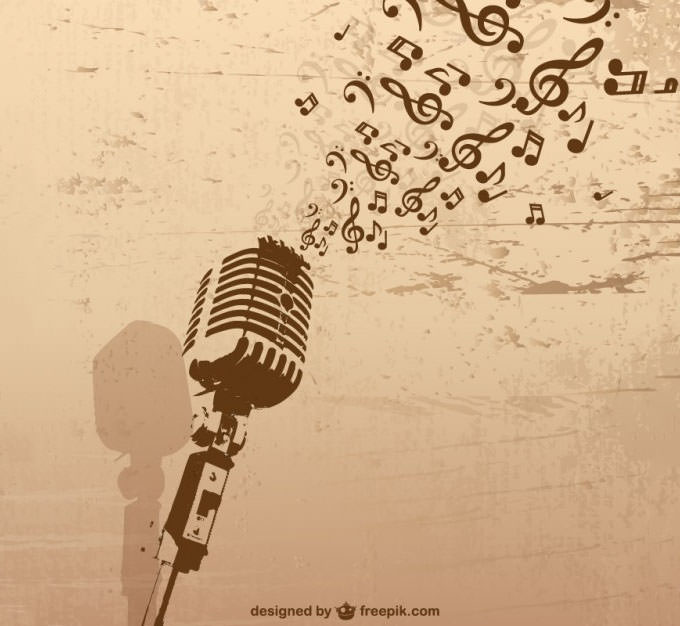 microphone music vector