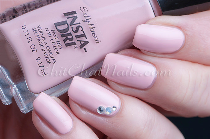 pink nail design idea