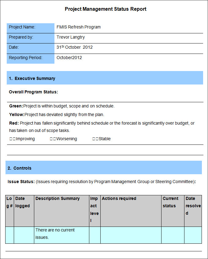 Management Report Template 35  Word PDF Apple Pages Google Docs