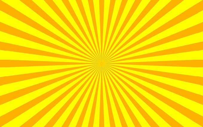sunshine rays yellow background