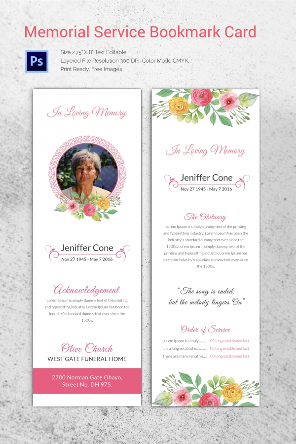 20 funeral program templates free word excel pdf psd