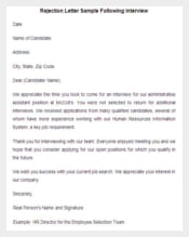 Rejection-Letter-Sample-Following-Interview