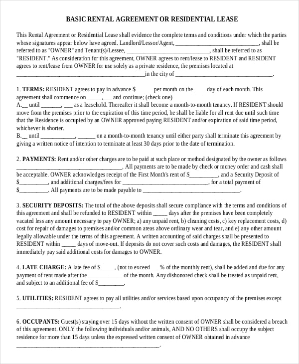 free-sample-residential-rental-agreement-template-download