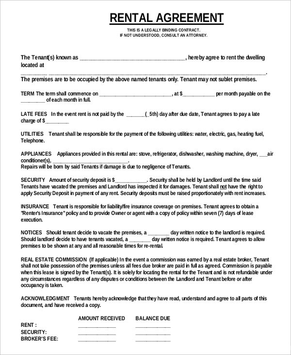Lease Agreement Template Download Printable Pdf Free Commercial Lease 