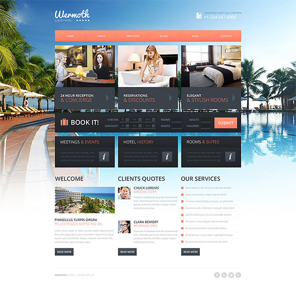 15 Drupal Hotel Themes Templates Free Premium Templates