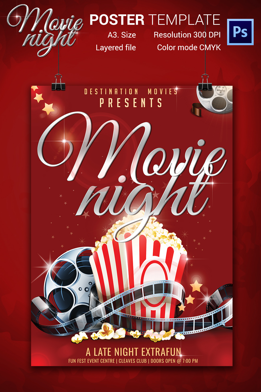 Free Movie Night Template - Free Templates Printable