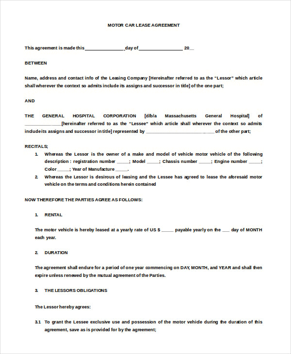 FREE 18+ Car Rental Agreement Templates in Google Docs Pages MS
