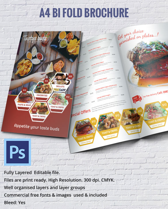 restaurent-A4_BiFold_brochure