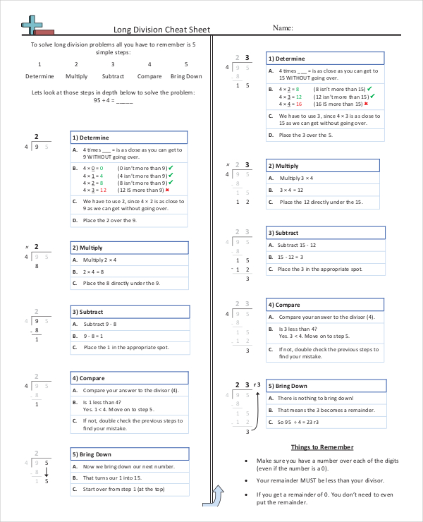 cheat sheet template excel