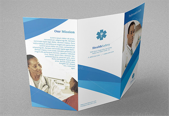 modern medical brochure template