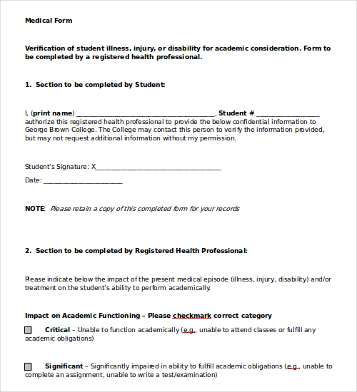 medical doctors note template