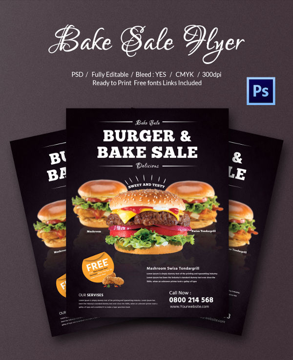 Personalized Bake Sale Flyer