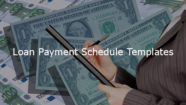 loan payment schedule templates