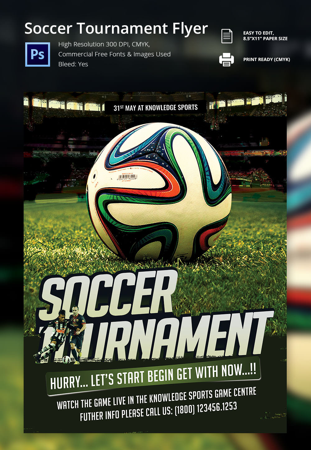Soccer Flyer Template Free Printable Templates