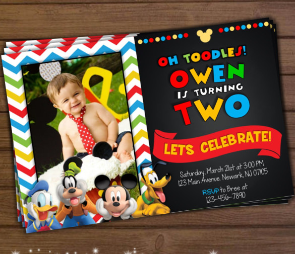 Mickey Mouse Invitation Template – 23+ Free PSD, Vector ...