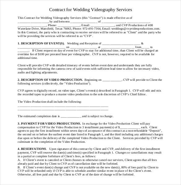 22+ Photography Contract Templates – Word, PDF, Apple Pages, Google Docs