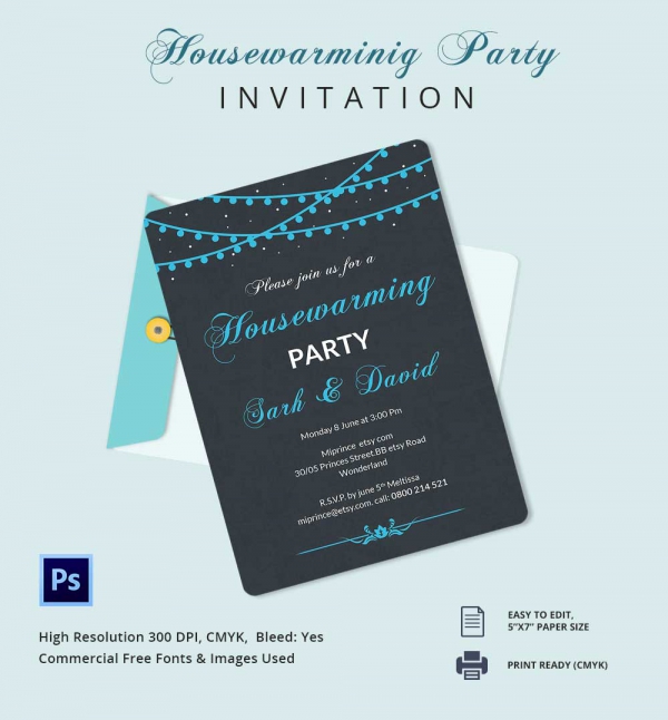 Housewarming Invitation Template - 30+ Free PSD, Vector EPS, AI, Format ...