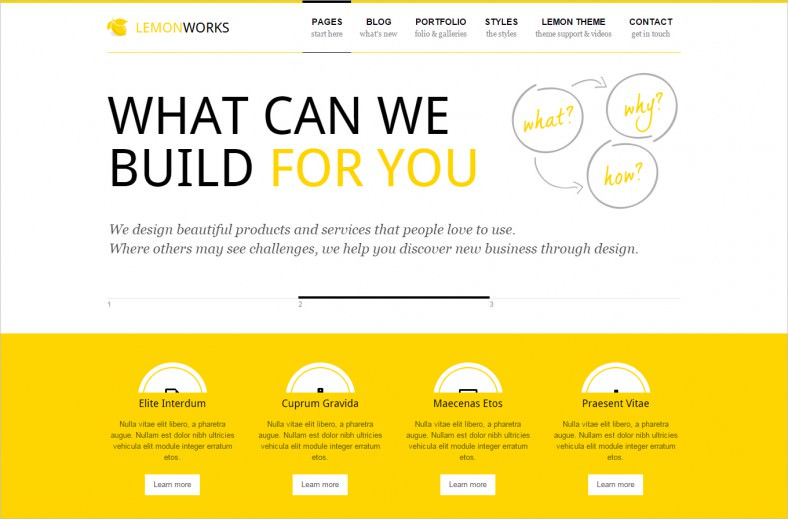 20+ Yellow WordPress Themes & Templates