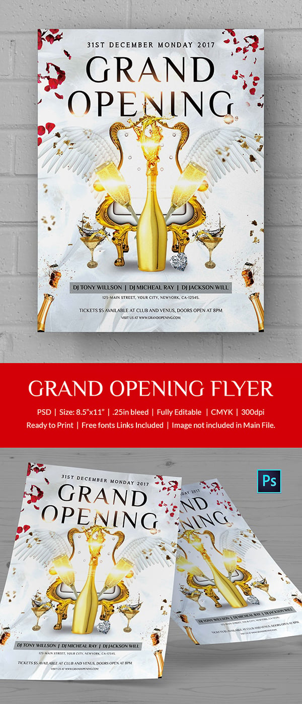 Grand Opening Flyer Template Free