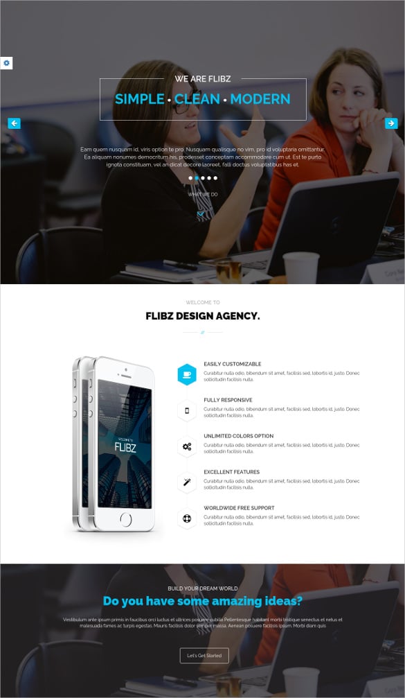 fully responsive html5 template