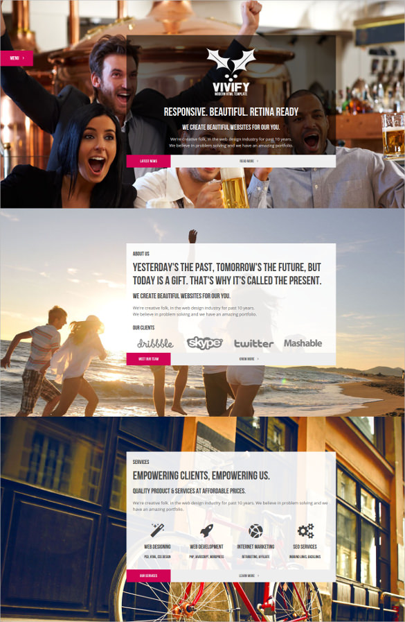 29 Best Parallax HTML5 Templates Free Premium Themes