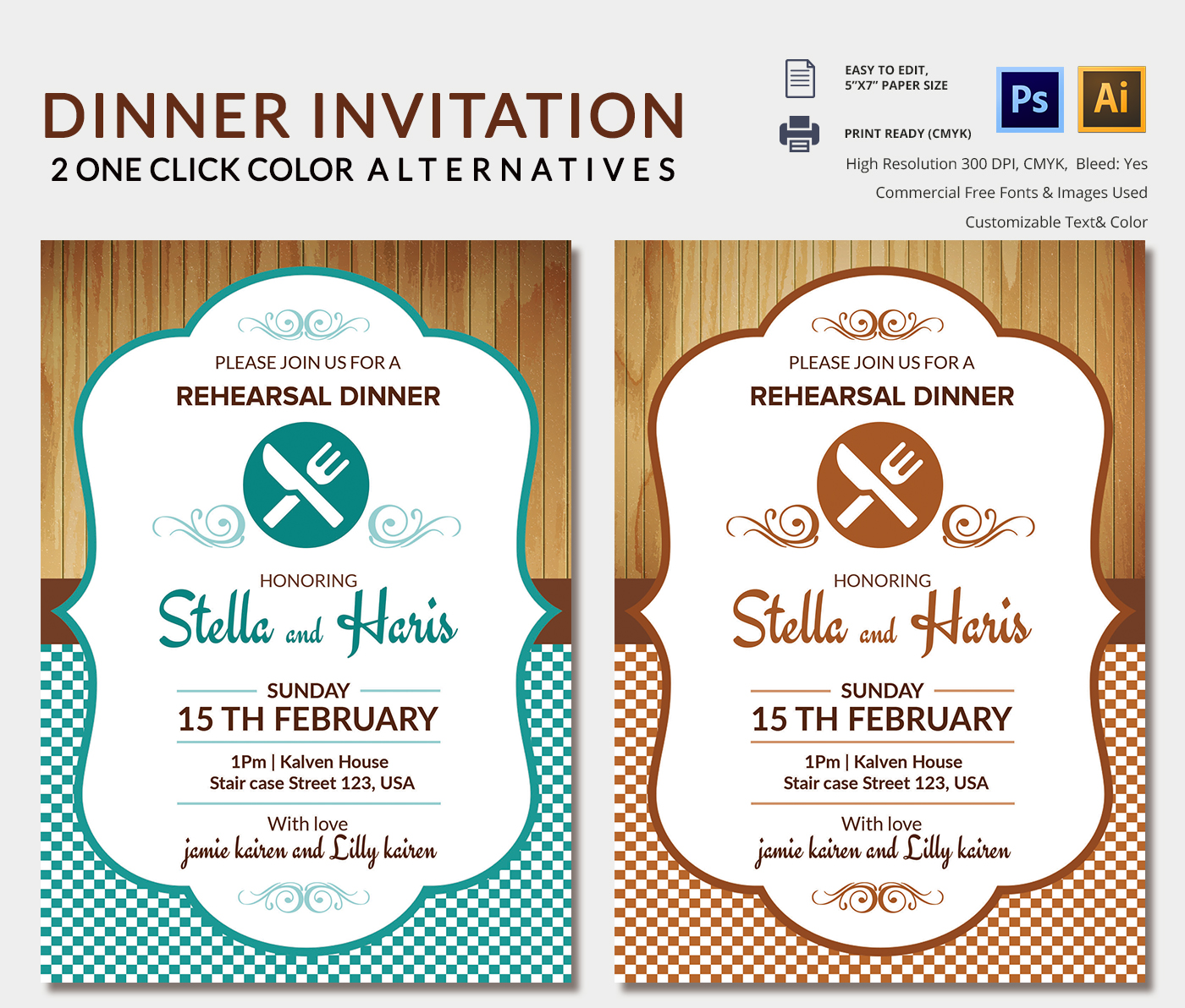 Lunch Invitation Template  25  Free PSD, PDF Documents Download  Free \u0026 Premium Templates