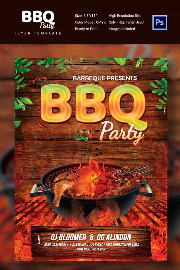 25 BBQ Flyer Template Free Word PDF PSD EPS InDesign Format Download Free Premium