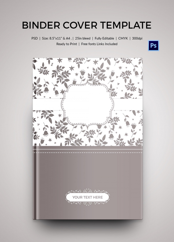 cute binder cover designs