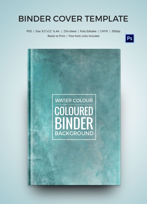 Binder Cover - 27+ Free Printable Word, PDF, JPG, PSD Format Download