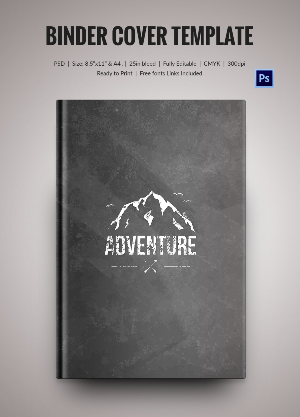 Binder Cover - 27+ Free Printable Word, PDF, JPG, PSD Format Download