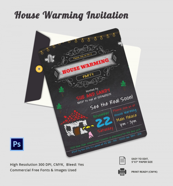 House Warming Invitation Template