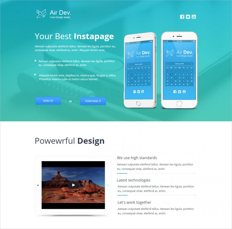 Dynamic Landing Page Templates & Themes | Free & Premium