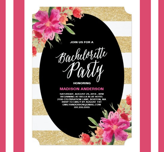 41 Bachelorette Invitation Templates PSD AI