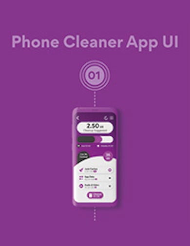 android phone cleaner app design