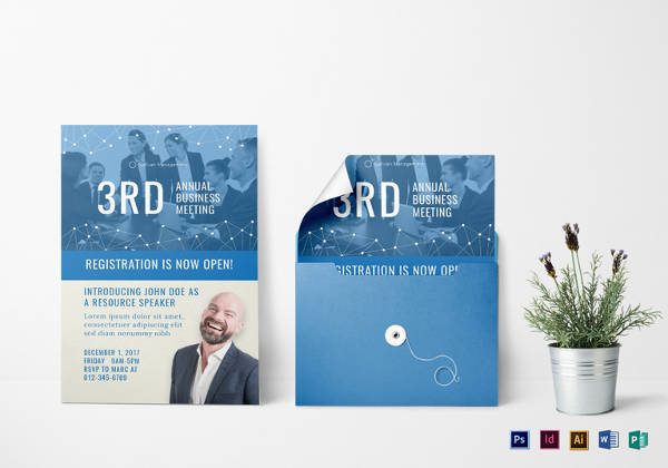 annual business meeting invitation template