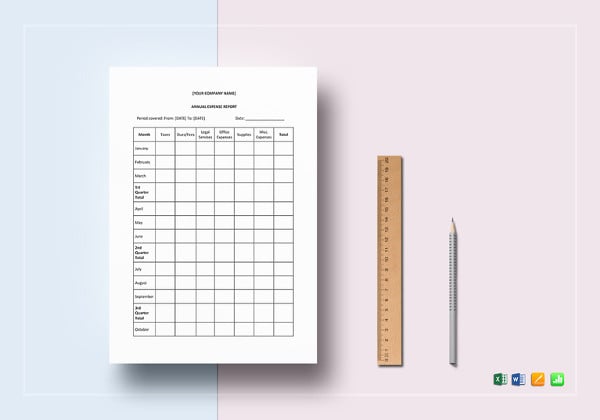 annual expense report template1