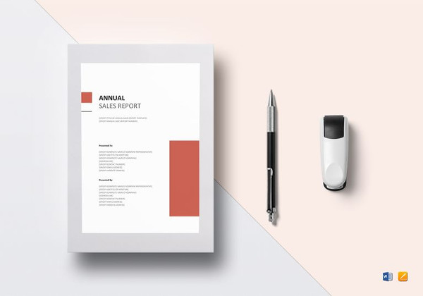 annual-sales-report-template