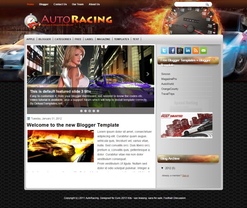 7 Best Automobile Blogger Templates & Themes | Free & Premium Templates