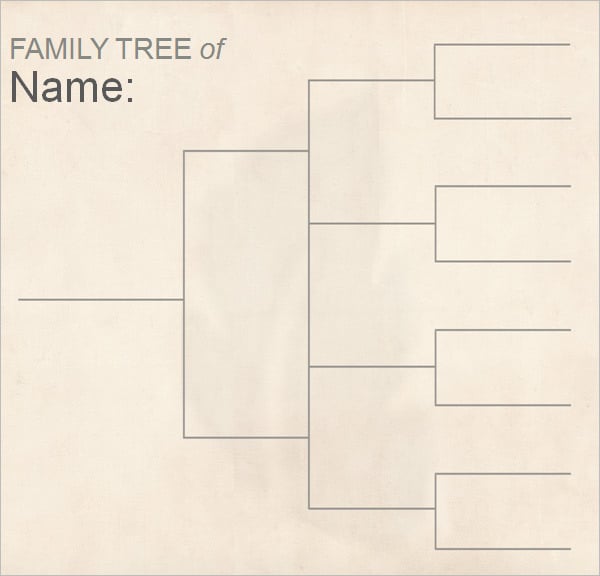 blank family tree chart template example