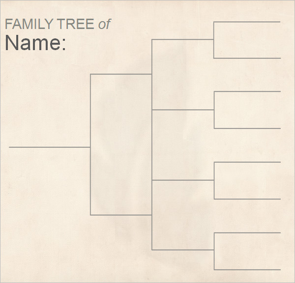 blank family tree chart template example