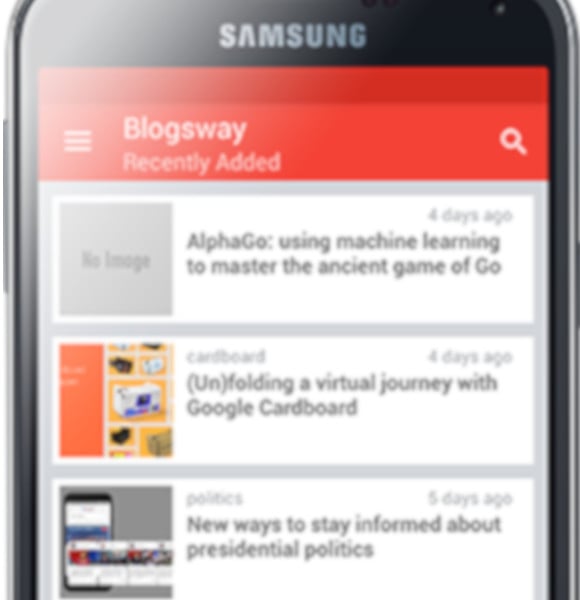 blogsway app for your blogger blog