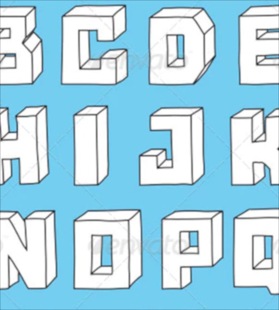 blosky big alphabet letters