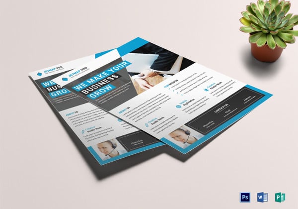 business corporate flyer template