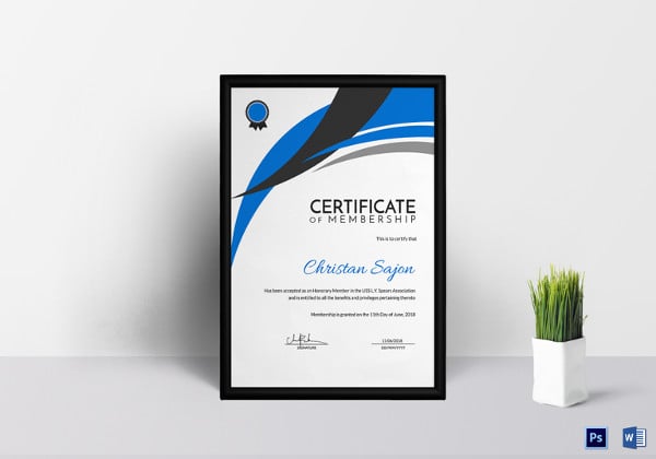 certificate of honorary achievement template