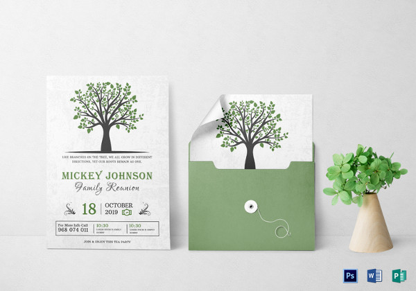 35+ Family Reunion Invitation Templates - PSD, Vector EPS, PNG
