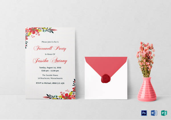 Farewell Party Invitation Template - 29+ Free PSD Format Download!