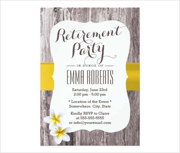 36+ Retirement Party Invitation Templates - PSD, AI, Word